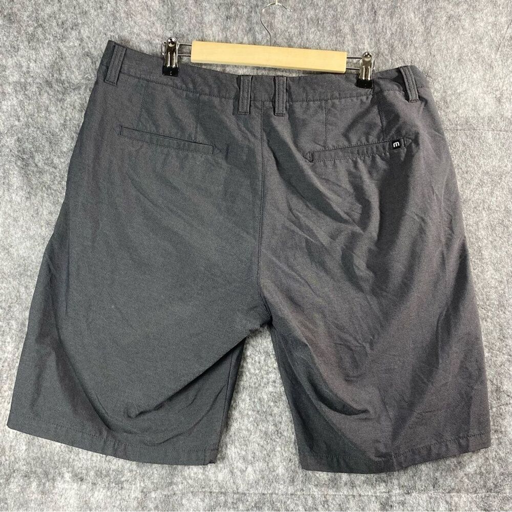 Travis Mathew Shorts Mens 36 Gray Golf Chino Performance Stretch Casual - Picture 2 of 11
